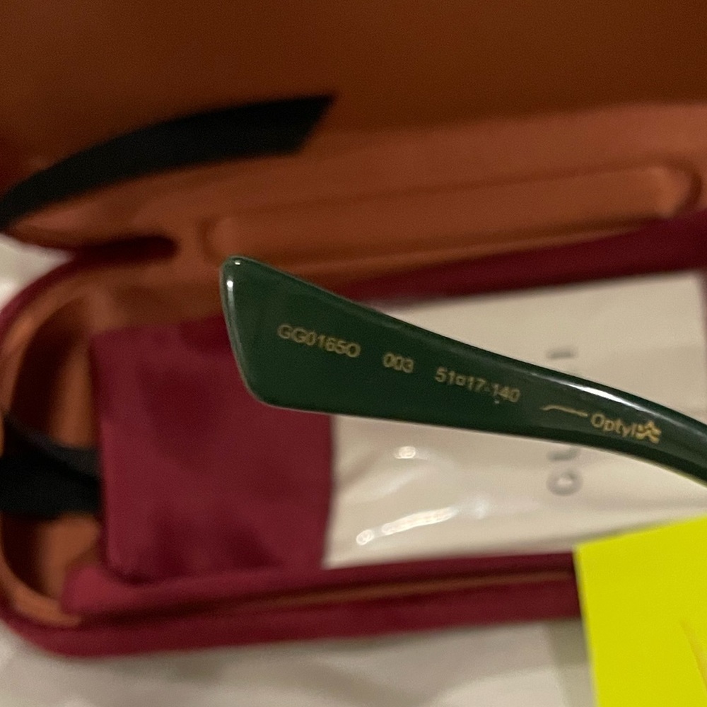 Gucci GG 0165 O- 003 BLACK Eyeglasses Frames - Picture 10 of 12